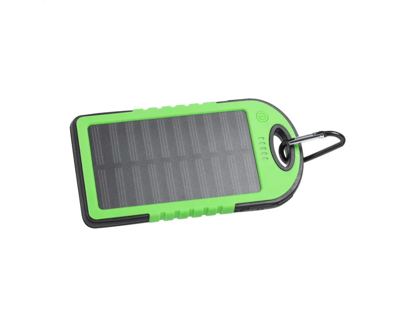 Powerbank solarny 4000 mAh z latarką LED