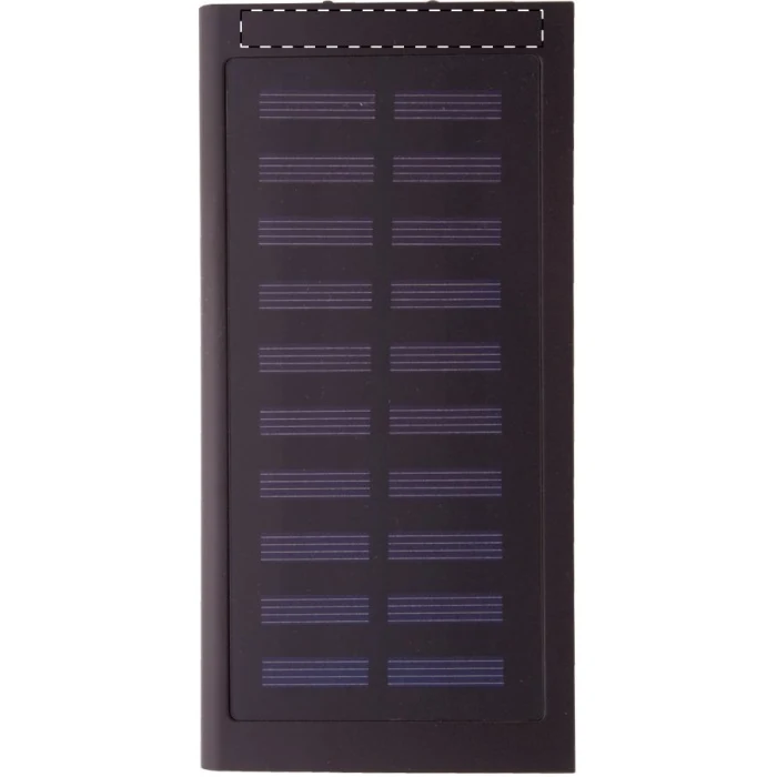Schemat znakowania dla Tampondruk - P3 na gadżecie: Powerbank solarny 4000 mAh z aluminium z recyklingu