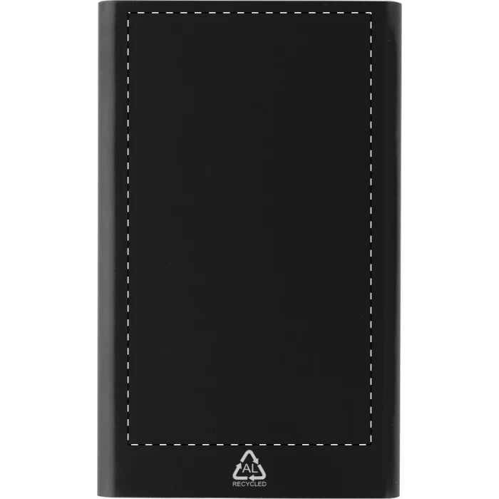 Schemat znakowania dla Nadruk UV (personalizacja) - NUVD na gadżecie: Powerbank z grawerem 4000 mAh aluminium z recyklingu