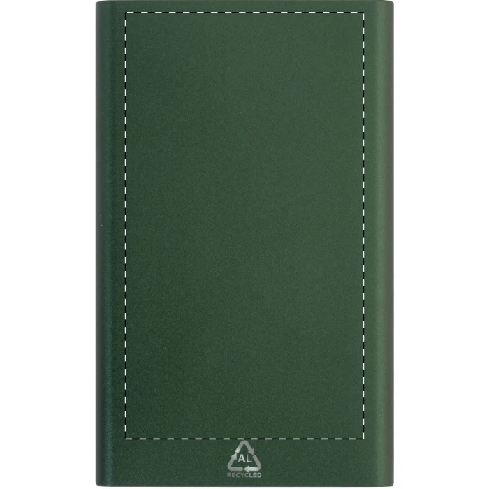 Schemat znakowania dla Nadruk UV - UVD na gadżecie: RaluFour powerbank 4000 mAh zielony z grawerem logo