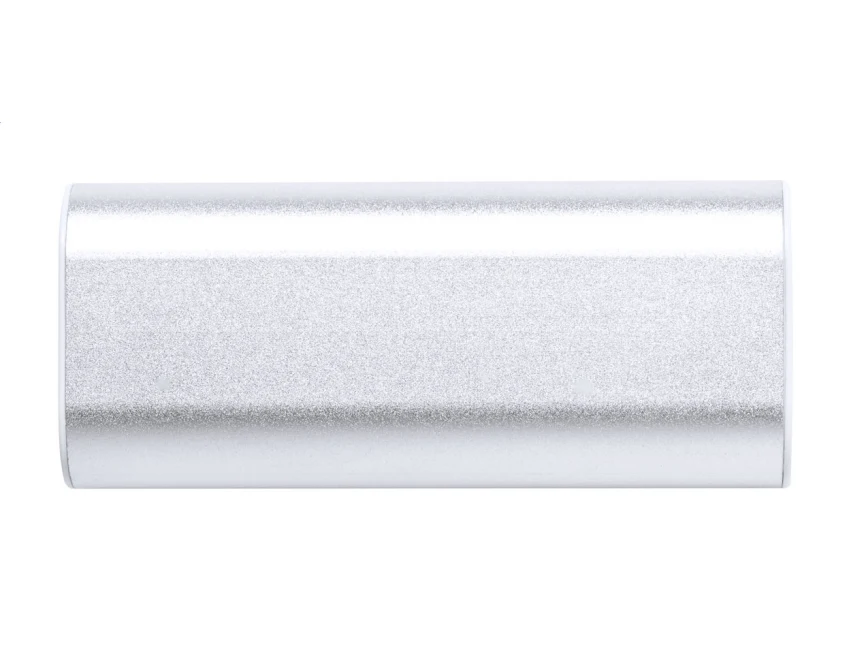 Power bank z grawerem 2200 mAh aluminiowy srebrny