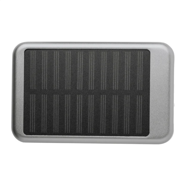 Powerbank na energię słoneczną 4000 mAh aluminium