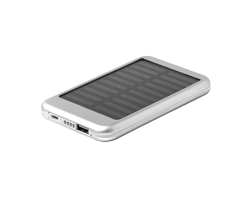 Powerbank na energię słoneczną 4000 mAh aluminium