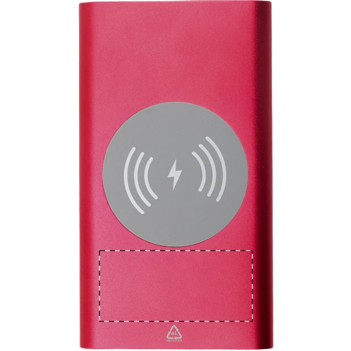 Schemat znakowania dla Grawerowanie laserowe - E3 na gadżecie: Power bank aluminiowy 15 W z ładowaniem bezprzewodowym