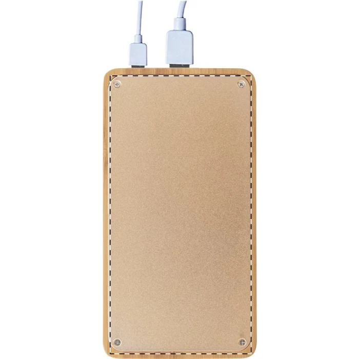Schemat znakowania dla Grawerowanie laserowe - E3 na gadżecie: Eko powerbank 4000 mAh z bambusa z nadrukiem