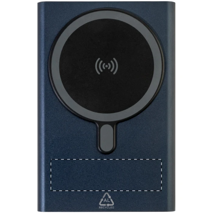 Schemat znakowania dla Grawerowanie laserowe (personalizacja) - NE3 na gadżecie: Powerbank magsafe 15W ciemnoniebieski 5000 mAh