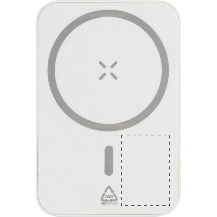 Schemat znakowania dla Tampondruk - P3 na gadżecie: Powerbank MagSafe 15W 5000 mAh z recyklingu