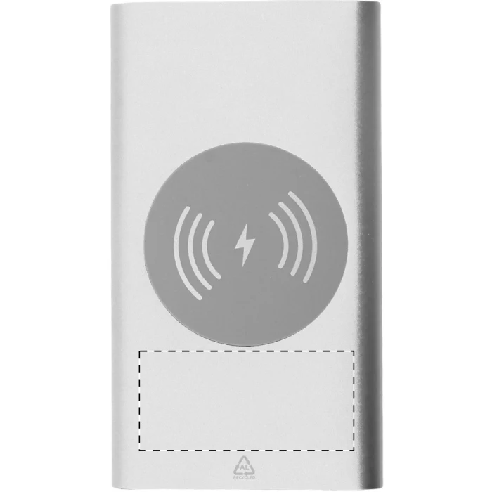Schemat znakowania dla Nadruk UV - UVD na gadżecie: Powerbank z ładowaniem bezprzewodowym z recyklingu
