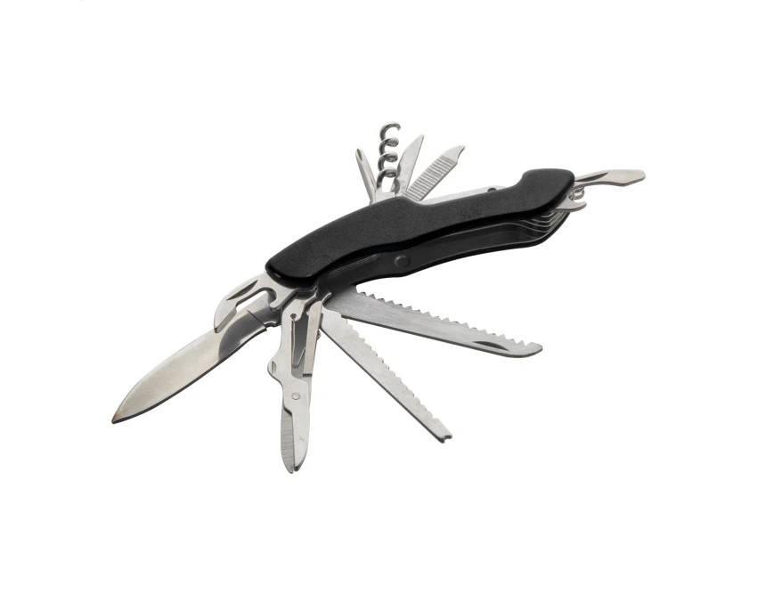 Scyzoryk z logo Breithorn czarny aluminiowy