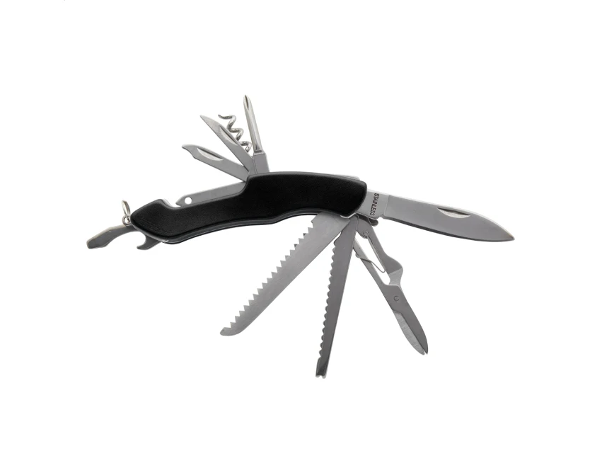 Scyzoryk z logo Breithorn czarny aluminiowy