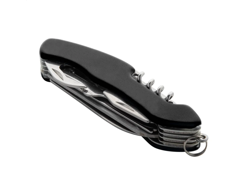 Scyzoryk z logo Breithorn czarny aluminiowy