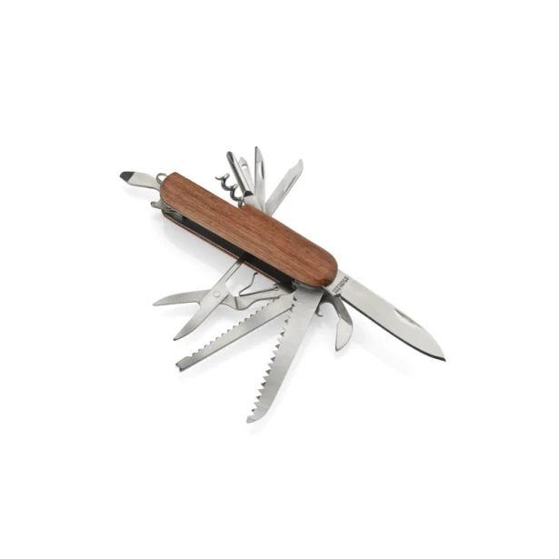 SPLINTER scyzoryk wielofunkcyjny drewniany z grawerem