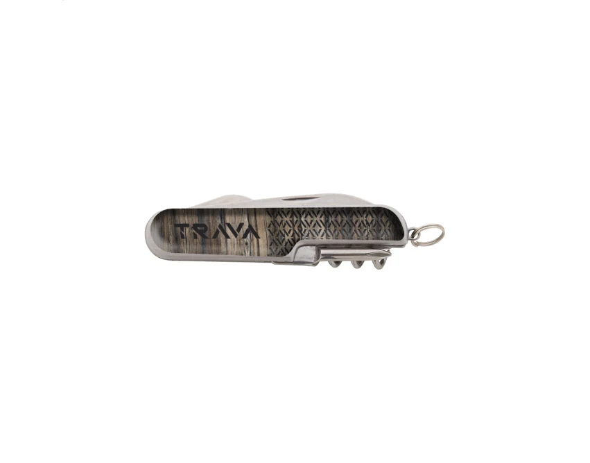 Scyzoryk z logo stal nierdzewna 72 mm grawer