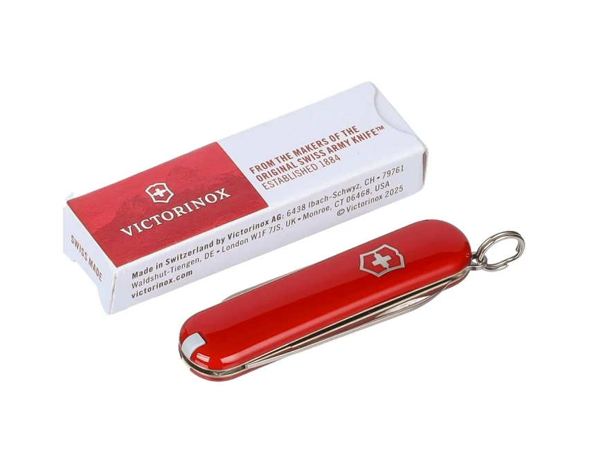 Escort Red scyzoryk szwajcarski z grawerem czerwony