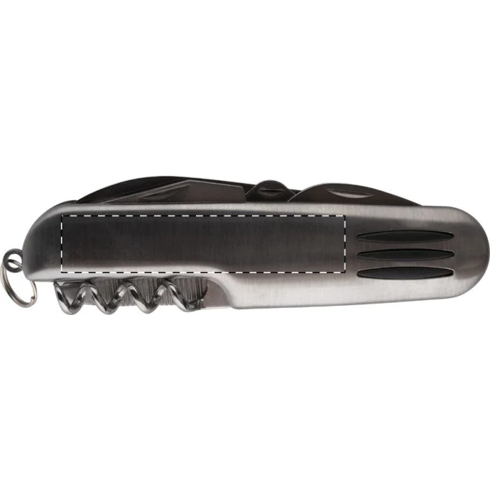 Schemat znakowania dla Tampondruk - P2 na gadżecie: Scyzoryk wielofunkcyjny z grawerem, 7 funkcji, metal
