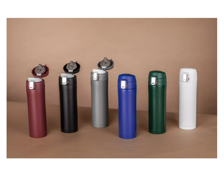 LOCK MAT kubek termiczny 440 ml, stal nierdz., grawer