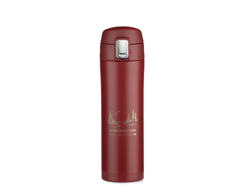 LOCK MAT kubek termiczny 440 ml, stal nierdz., grawer