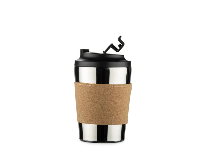 Kubek termiczny CAFFEZ nierdzewna 350ml z nadrukiem
