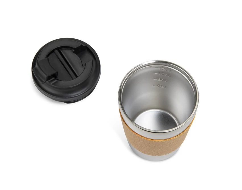 Kubek termiczny CAFFEZ nierdzewna 350ml z nadrukiem