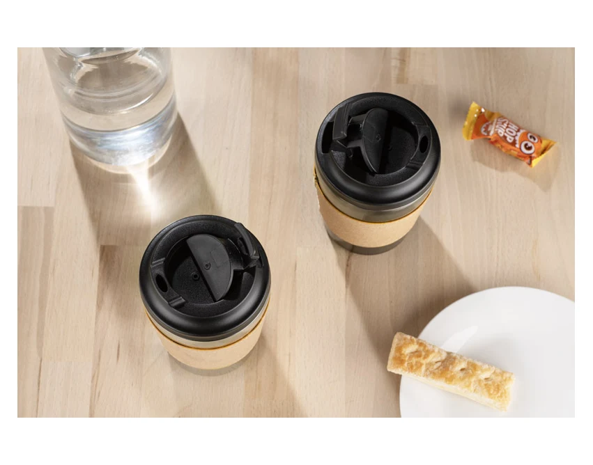Kubek termiczny CAFFEZ nierdzewna 350ml z nadrukiem