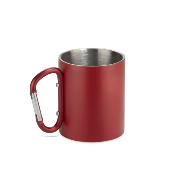 Kubek metalowy VIVO 250 ml z karabińczykiem