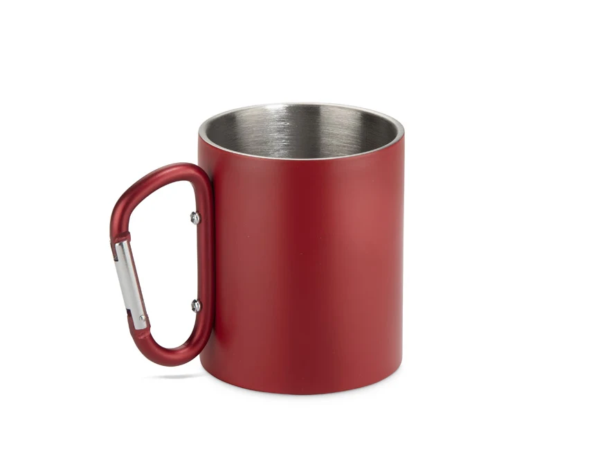 Kubek metalowy VIVO 250 ml z karabińczykiem