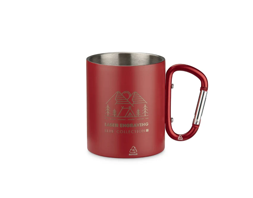 Kubek metalowy VIVO 250 ml z karabińczykiem