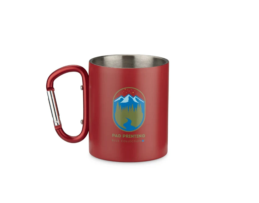 Kubek metalowy VIVO 250 ml z karabińczykiem