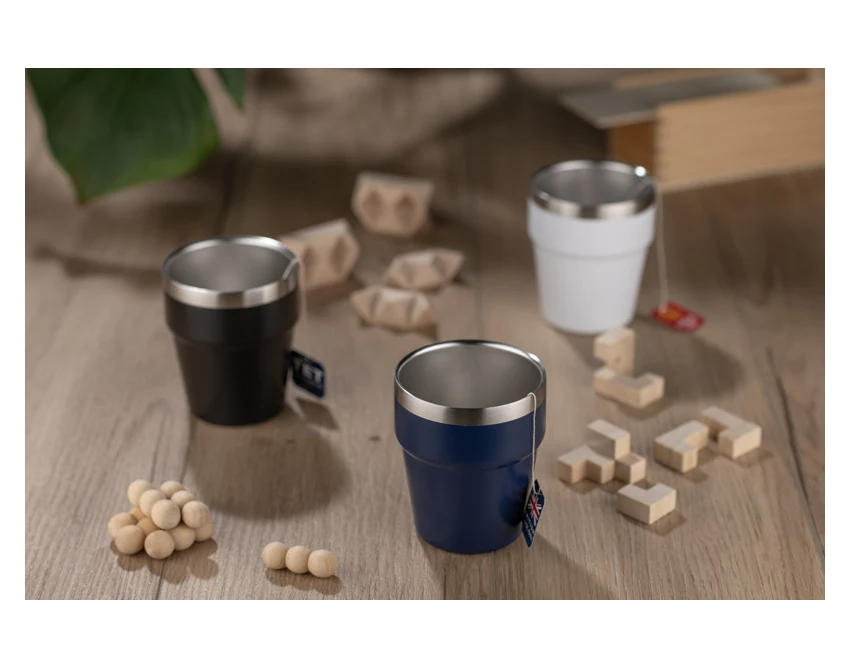 MAKEL kubek ekologiczny z nadrukiem 300 ml ze stali