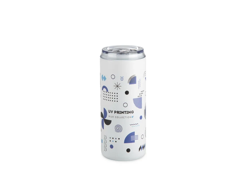 Kubek termiczny KANZO 600 ml biały z własnym nadrukiem