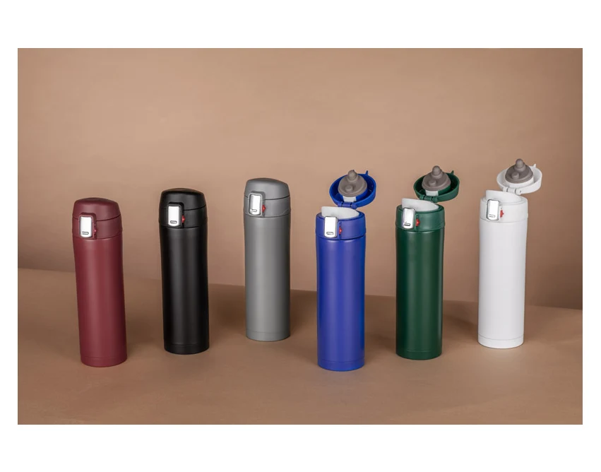 LOCK MAT kubek termiczny reklamowy 440 ml flip-top
