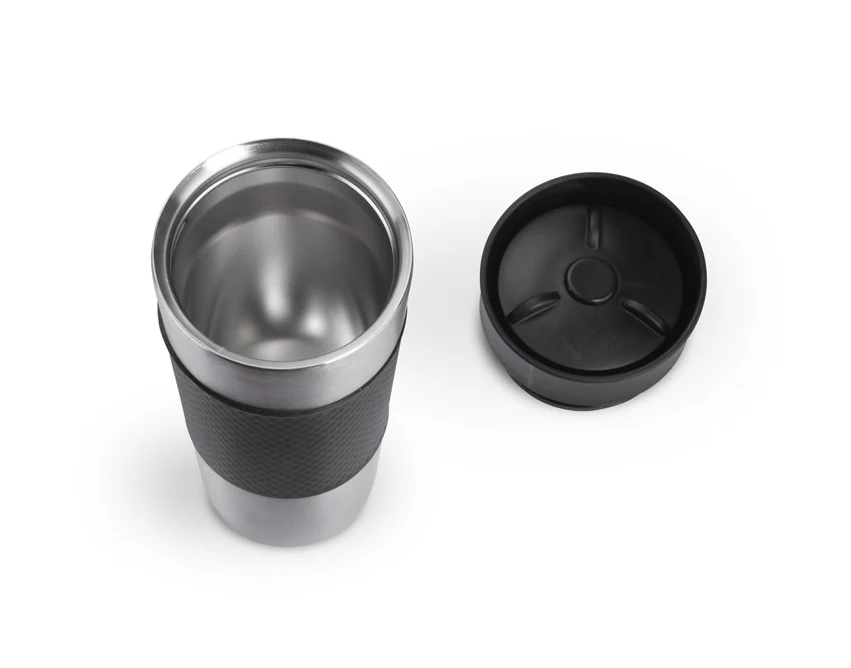 RONDE kubek termiczny z grawerem własnym 420 ml czarny