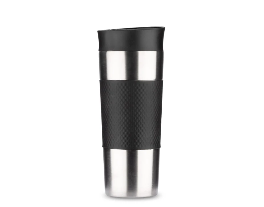 RONDE kubek termiczny z grawerem własnym 420 ml czarny