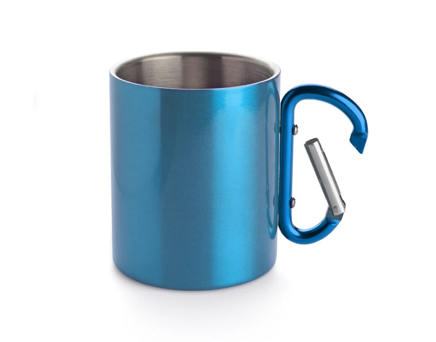 Kubek termiczny z uchem 250 ml, stal nierdzewna