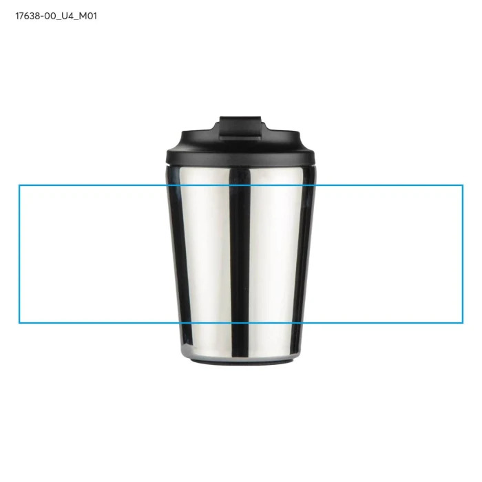 Schemat znakowania dla Nadruk UV - U4 na gadżecie: Kubek termiczny CAFFEZ nierdzewna 350ml z nadrukiem