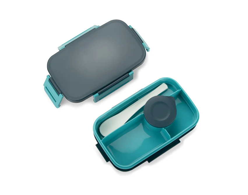 Lunchbox BILO z logo 1600 ml – turkusowy
