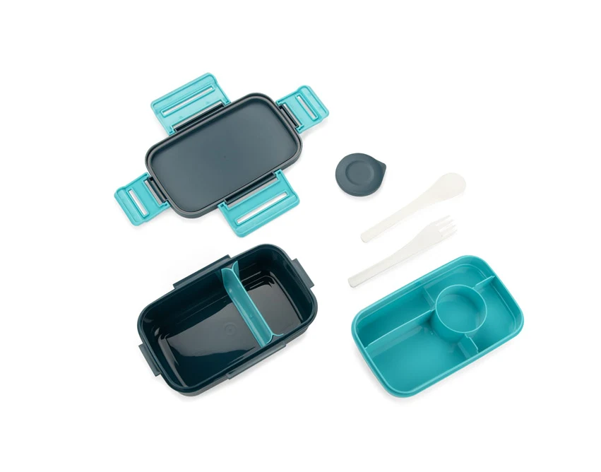 Lunchbox BILO z logo 1600 ml – turkusowy