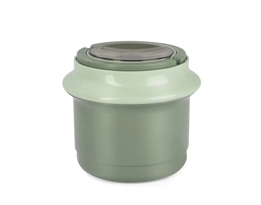 Lunchbox DOMMY z logo 1150 ml + 350 ml seledynowy