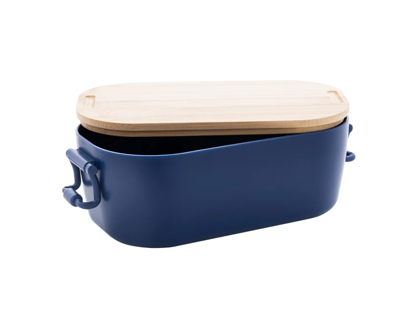 Fuboo lunchbox z nadrukiem 1000 ml ciemnoniebieski