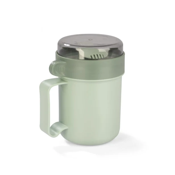 NODSY lunchbox z logo na zupę 500 ml seledynowy