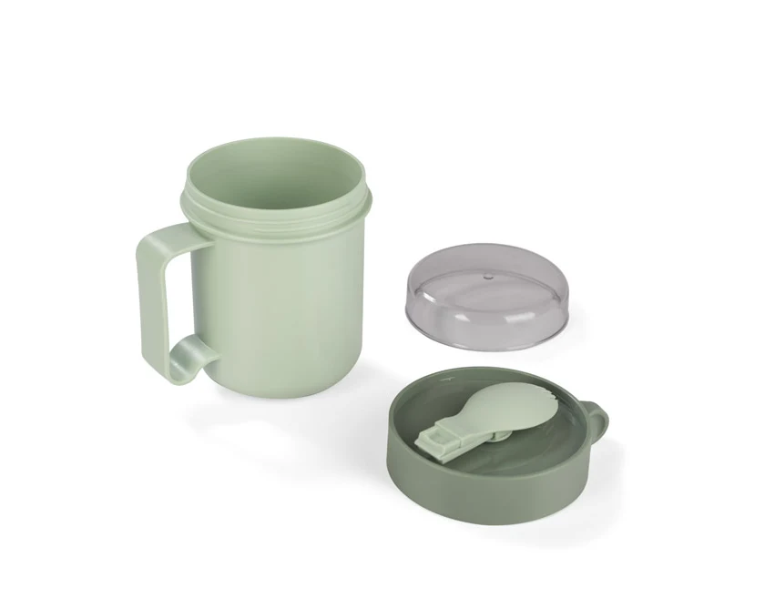 NODSY lunchbox z logo na zupę 500 ml seledynowy