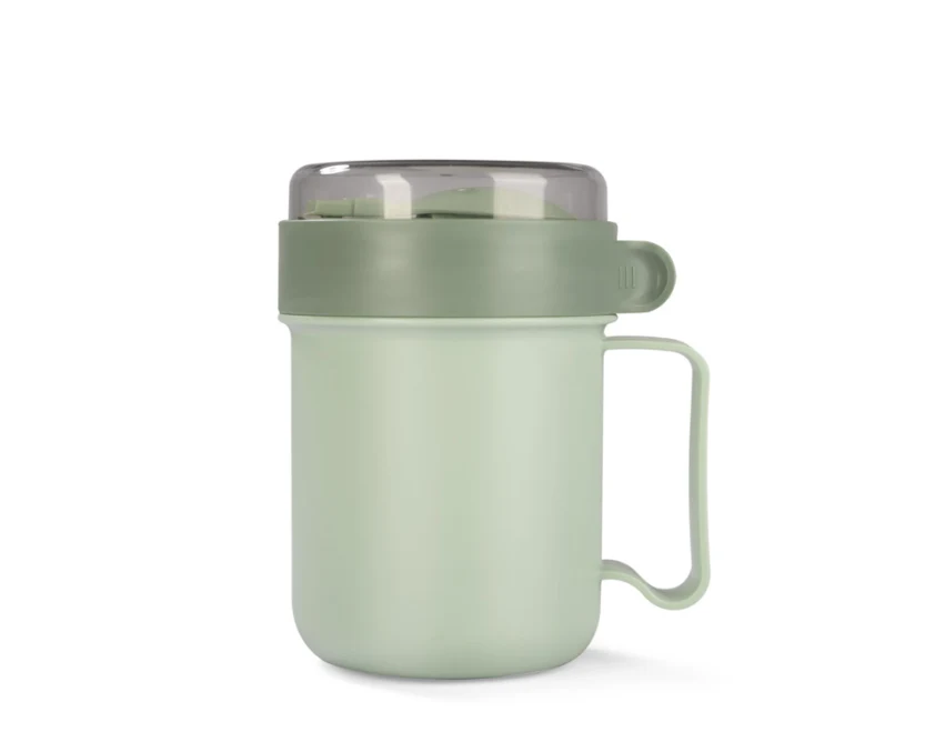 NODSY lunchbox z logo na zupę 500 ml seledynowy