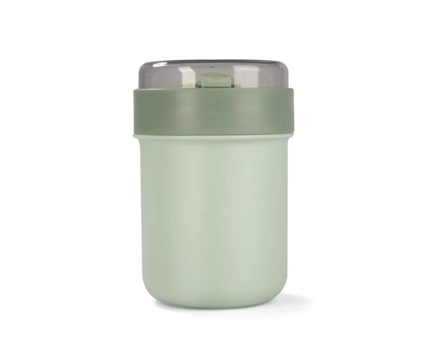 NODSY lunchbox z logo na zupę 500 ml seledynowy