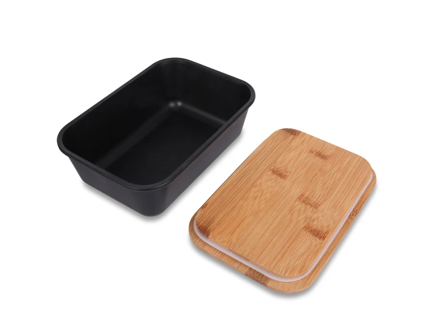 Take Away lunchbox z nadrukiem 1000 ml beżowy