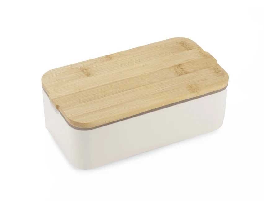 SINGLE pudełko na żywność 650 ml, białe z gumką