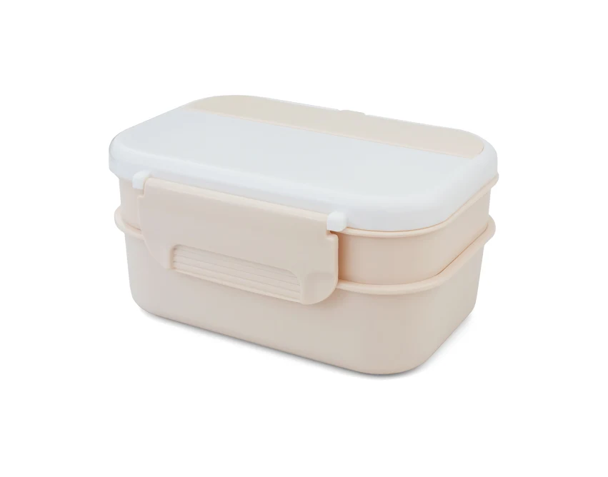 Healthyway pojemnik 1200 ml z przegródkami, beżowy