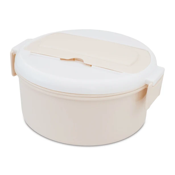 Tastyway lunchbox z logo, 1000 ml – beżowy