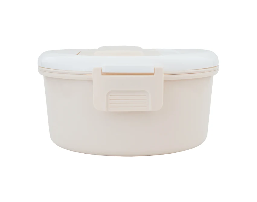 Tastyway lunchbox z logo, 1000 ml – beżowy