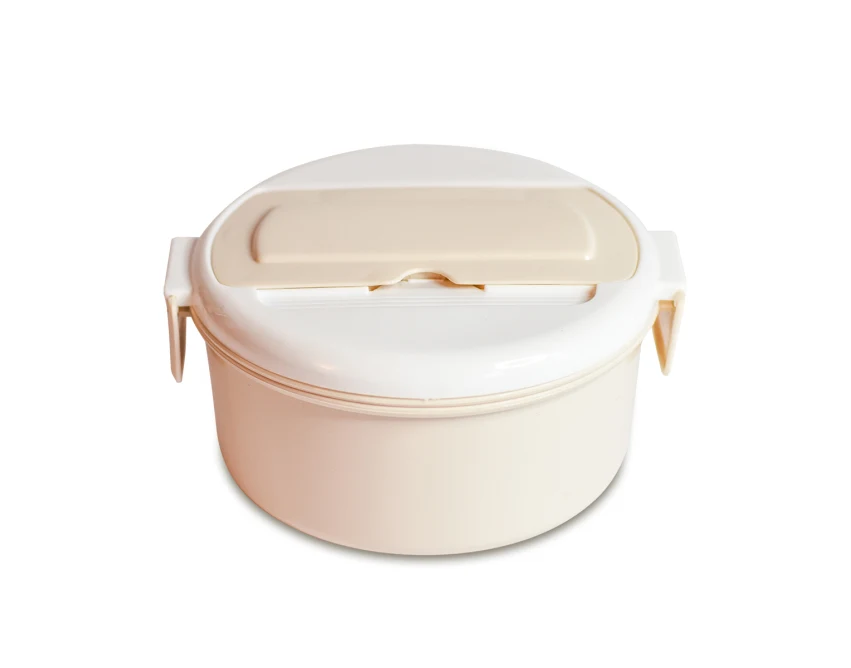 Tastyway lunchbox z logo, 1000 ml – beżowy