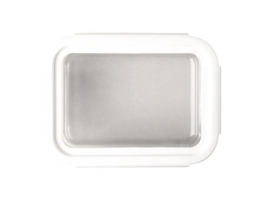 Delect lunchbox z nadrukiem 900 ml biało-transparentny